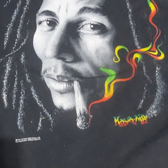 COPY - Vintage Bob Marley Zion Tee. XL Black 2007 Made in Mexico 🇲🇽 - Picture 4 of 4